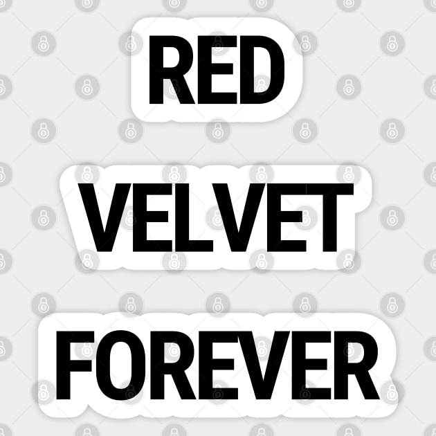 Red velvet forever Sticker by chimmychupink